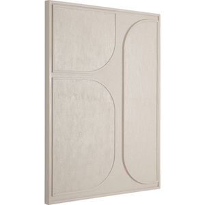 Must Living - Lorcan Wandpaneel - Creme - 75x100cm - Wanddecoratie