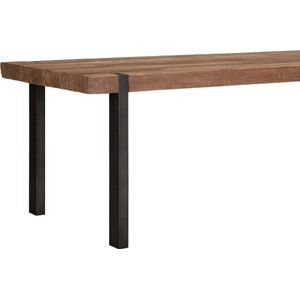DTP Home Dining table Beam,78x225x100 cm, 8 cm recycled teakwood top
