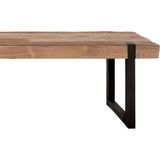 DTP Home Coffee table Beam rectangular,35x150x50 cm, 6 cm recycled teakwood top