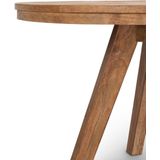 DTP Home Dining table Tradition round,78xØ140 cm, 6 cm top, recycled teakwood