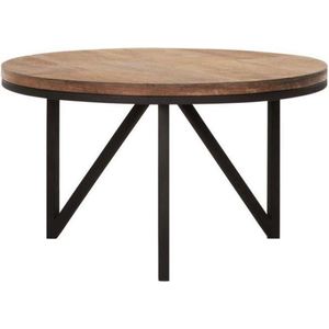 DTP Home Coffee table Odeon round medium,35xØ60 cm, recycled teakwood