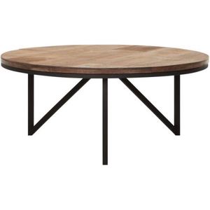 DTP Home Coffee table Odeon round large,35x�80 cm, recycled teakwood