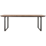 DTP Home Dining table Odeon rectangular,78x225x100 cm, recycled teakwood