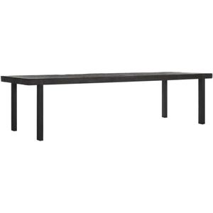 24Designs Timeless Eettafel Beam - L300 X B100 X H78 Cm - Teakhout Zwart