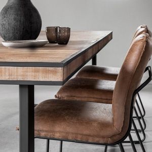 DTP Home Dining table Cosmo rectangular,78x250x100 cm, recycled teakwood