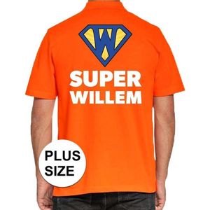 Koningsdag polo t-shirt Super Willem voor heren