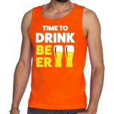 Bellatio Decorations - Tanktop - Oranje - Mouwloos - Heren