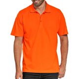 Koningsdag polo t-shirt oranje Door tot het maximale voor heren