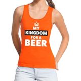 Bellatio Decorations - Tanktop - Oranje - Katoen