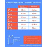 Bellatio Decorations - Singlet - Rood - Katoen - Girls Just Wanna Have Wine