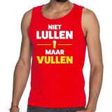 Bellatio Decorations - Tanktop - Rood - Katoen