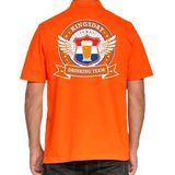 Kingsday Drinking Team poloshirt heren - heren polo - Koningsdag kleding
