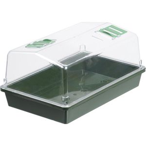 Kweekbak/kweekkastje met deksel 18 x 37,5 x 24 cm - Propagator/moestuinbak