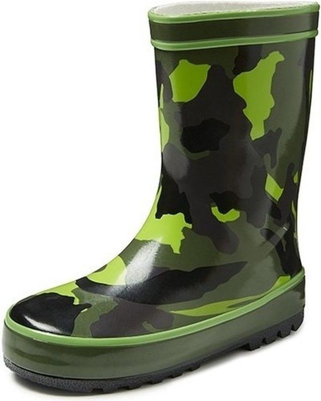 Groene - Camouflage - Regenlaarzen - Rubberen - Kinderen