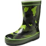 Groene kinder regenlaarzen camouflage - Rubberen camouflage print laarzen/regenlaarsjes voor kinderen