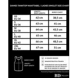 Glitter and Glamour - Tanktop - Rood - Mouwloos - Dames