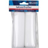 Verfrollers - Extra Fijn - Wit - Kunststof - Set van 2 Stuks