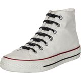 14x Shoeps elastische veters zwart - Sneakers/gympen/sportschoenen elastieken veters - Hulp bij veters strikken