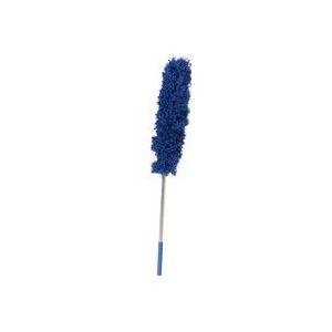 Extra lange telescopische plumeau blauw 80-280 cm - Uitschuifbaar - XXL duster - Schoonmaken