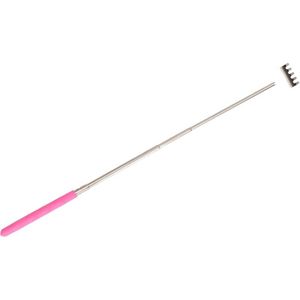 Roze Uitschuifbare Ruggenkrabber 20 cm - Ruggenkrabbers/Rugkrabbers Uitschuifbaar