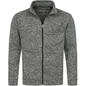 Fleece vest premium donker grijs voor heren - Outdoorkleding wandelen/camping - Vesten/jacks herenkleding XXL