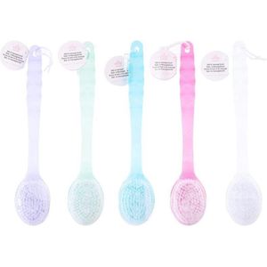 Gekleurde badborstel / massageborstel / douche borstel 35 cm