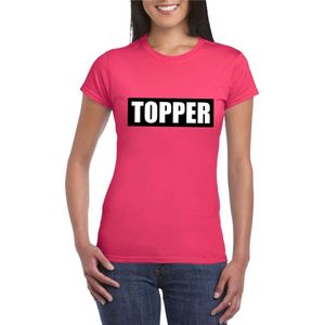T-shirt Topper roze voor dames XXL