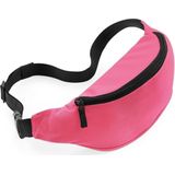 Heuptasje/buideltasje midden roze 38 cm - Festivaltasjes outdoor