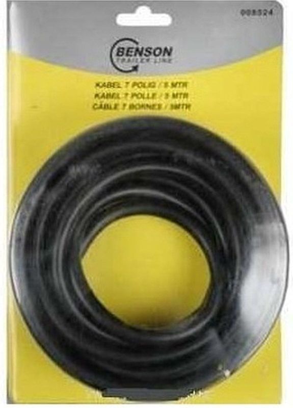 Aanhangwagen / caravan kabel 7-polig - 5 meter