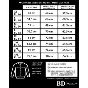 Grote maten Big Gay Boy regenboog sweater zwart - plus size lgbt sweater voor heren - gay pride