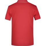 James & Nicholson - Golf Pro - Polo Shirt - Rood - 100% Katoen - 3-Knoops Sluiting
