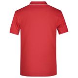 James & Nicholson - Golf Pro - Polo Shirt - Rood - 100% Katoen - 3-Knoops Sluiting