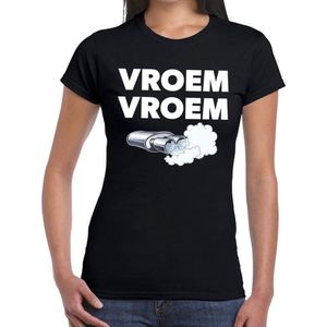 Festival shirt vroem vroem zwart dames - Feestshirts