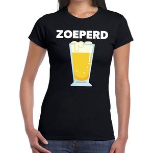 Festival shirt zoeperd zwart dames - Feestshirts