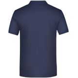 James & Nicholson - Golf Pro - T-shirt - Navy/Wit - 100% Gekamd Katoen