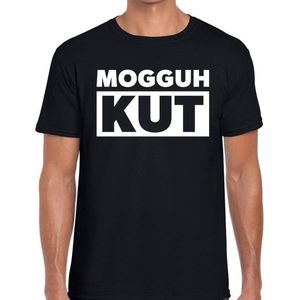 T-shirt mogguh kut - zwart Achterhoek festival shirt voor heren - foute party kleding