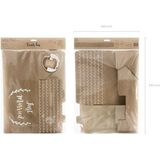 Bruiloft/huwelijk enveloppendoos kraftpapier huisje 30 cm - Versieringen/decoraties