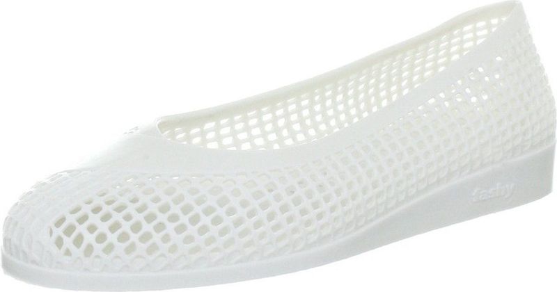 Witte waterschoenen voor dames - Zwemschoenen kunststof ballerina wit 41