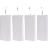 Waterverdamper radiator - 4x - wit - 20 cm - dolomiet - luchtbevochtiger - Luchtbevochters