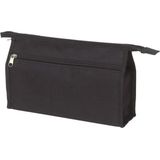 Voordelige toilettas/make-up tas zwart 28 cm voor heren/dames - Reis toilettassen/etui - Handbagage