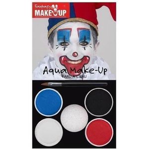 Halloween Schmink set horror clown 5 kleuren - Clown schminken - Halloween/themafeest make-up