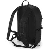 Zwarte rugzak/rugtas voor wandelaars/backpackers 20 liter - Rugtassen voor op reis - Backpacken - Wandelen