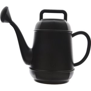 Decoris Gieter - 12 liter - zwart - kunststof - 44 x 39 x 40 cm - gieters
