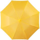 Kleine opvouwbare/inklapbare paraplus geel 93 cm diameter - Regenbescherming