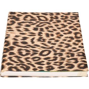 Kaftpapier panter/luipaard print 200 x 70 cm rol - Boeken kaften - Kaft papier / cadeaupapier