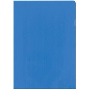 10x Insteekmap blauw A4 formaat 21 x 30 cm - Kantoorartikelen