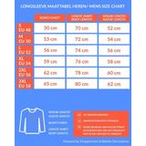 Bellatio Decorations - Long Sleeve T-shirt - Zwart - Met Blauwe Stropdas - Voor Heren