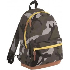 Camouflage reistas rugzak/rugtas 42 cm - 16 liter - Tassen/backpack voor op reis camouflage print