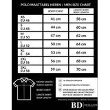 Bar team poloshirt oranje voor heren - staff crew personeel polo shirt