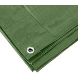 Groen afdekzeil / dekzeil - 3 x 5 meter - 100 grams kwaliteit - dekkleed / grondzeil